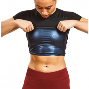 Sweat Shaper Women’s Athletic Tee, Short Sleeve High-Performance Compression T-Shirt, Performance Baselayer Workout Shirt