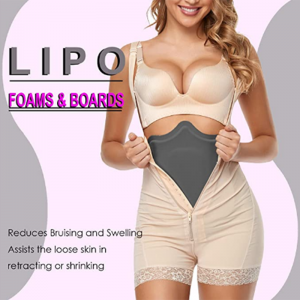 Lipo Foam Post Surgery Kit : 2 Lip foam boards, 1 Wide Ab board – Liposuction, C-Section, tummy tucks, Brazilian Butt Lifts