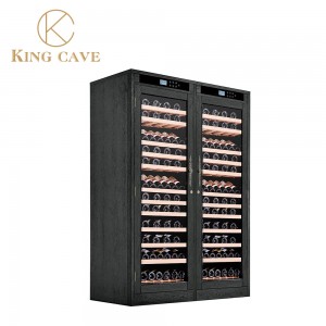 American Oak Wine Rack Coolers Refrigerator