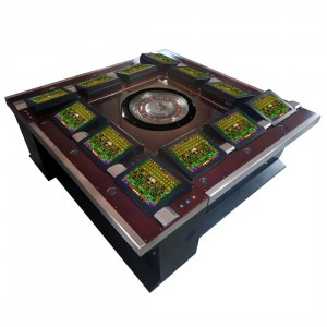8 Year Exporter Roulette Wheel Table - International roulette 12PLAYER POSITIONS wheel Double disc golden ball – Macau