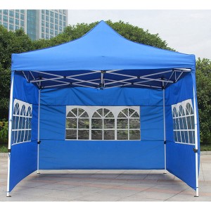 Outdoor Folding Tent with 3 Side Panels 10′x10′