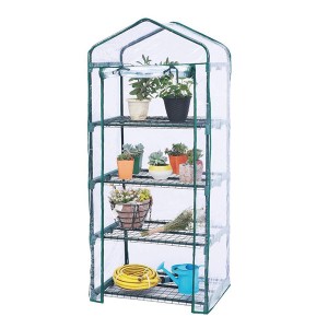 4-tier mini greenhouse for garden