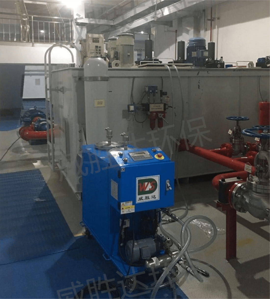 Electrostatic man purifier amfani da turbine mai tsarin