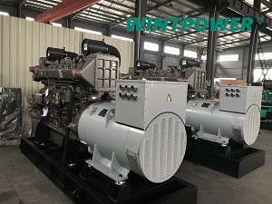 Säkerhetsskyddsarbete bör utföras vid användning av dieselgeneratoraggregat
