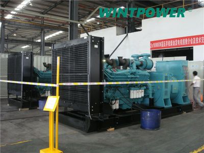 Súprava dieselového generátora vysokého napätia 6.3kv 6300V 10.5kv 10500V elektráreň