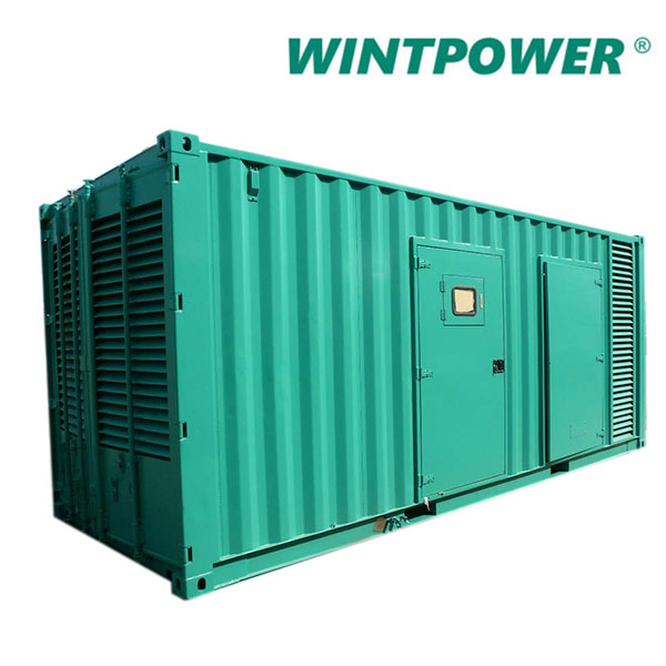 WT konteinerite seeria generaatorikomplekti konteineritüübi genereerimine