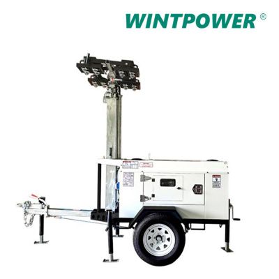 Diesel Power Generator Light Tower Mobilna svjetiljka Vanjska prijenosna