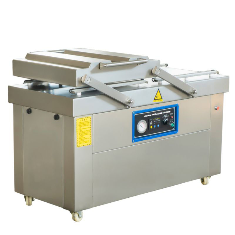 CE සහතිකය සහිත WINTRUE VP-500/2S Food Double Chamber Vacuum Packaging Machine