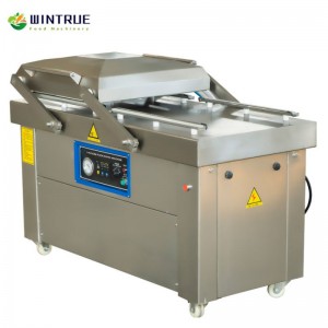 Двухкамерная вакуумная упаковочная машина WINTRUE VP-500/2S для пищевых продуктов с сертификатом CE