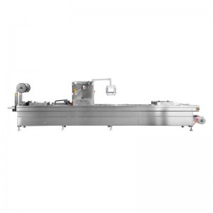 I-ATP-420 Automatic Thermoforming Stretch Film Vacuum Packaging Machine enomkhiqizo ophezulu