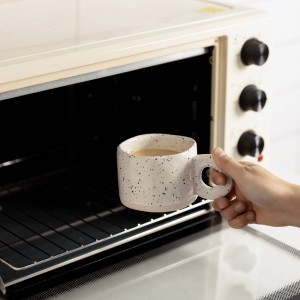 300ml Creative Ring Handle Ceramic Mug Candy Color Milk Coffee Mug Office Home Drinkware Microwave Oven Couple Handgrip Mugs