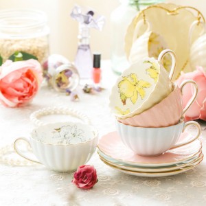 Сет шољица за кафу у европском стилу керамички сет за чај шоља за венчање сет цветни тањир за шољу за чај Британска поподневна шоља за чај