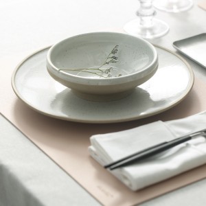 Αποκλειστικό πιάτο δείπνου με κεραμικό πιάτο Creative Bowl Hotel Restaurant Glaze Sesame