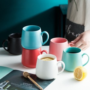 Ceramic Pure Color Big Belly mug,380ml,Coffee mug,Water mug,Mug,Milk mug