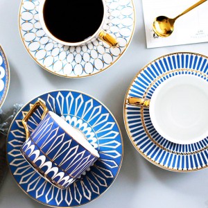 Британски Пхном Пенх керамичка шоља за кафу европска и сет тањира Једноставан поподневни чај за домаћинство