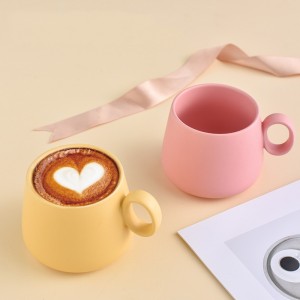creative rainbow ceramic coffee mug pastel color cute tea tumbler Mug coffee Mugs and mugs novelty latte tumblers