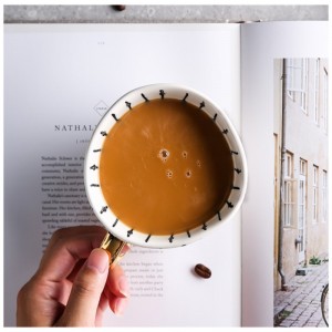 Creative Hand Painted Ceramic Mug Mug for tea Coffee Mugs With Gold Handgrip Tea Mug Breakfast Milk Mug Kitchen Dinnerware