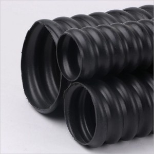 PE Carbon Corrugated Pipe Riolearring Water Drain Pipe