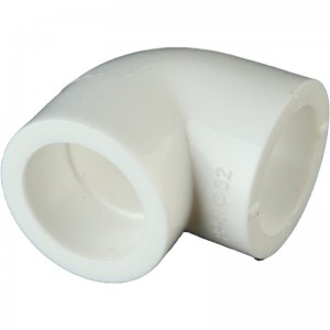 PPR Corrosion Resistant Plastics Pipe Fittings 90 Degree Elbow