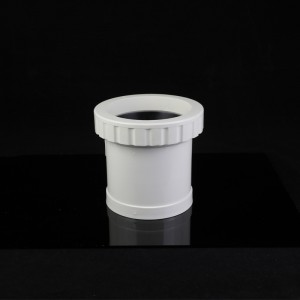 PVC-U flexibilis csatlakozó fehér csatlakozó PVC cső