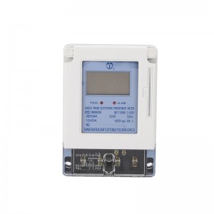 Jednofázový elektronický předplacený měřič watthodin (typ vlastnosti)
