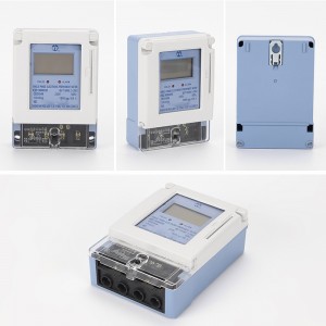 Eenfase elektronische prepaid wattuurmeter (eigendomstype)