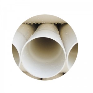 PVC-U drenážní potrubí pro vodu nebo drenážní tlakové potrubí