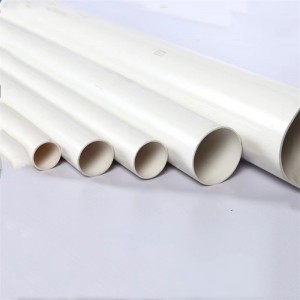 Tubo de drenaxe de PVC-U para tubos de presión de auga ou de drenaxe
