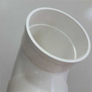 PVC-U پلاسٹک پائپ فٹنگز 90 ڈگری کوہنیاں