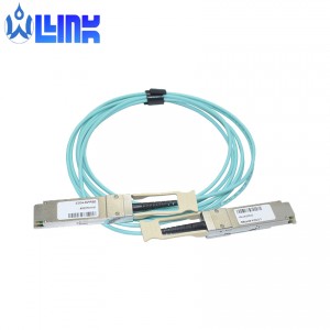 Active Optical Cable Aoc Qsfp28 Transceiver Module Cable 100g Qsfp28 To Qsfp28 Aoc