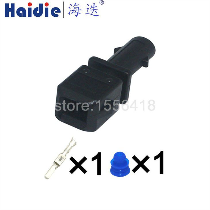 1 pin 357972761 conector de enchufe de chaqueta impermeable automotriz cabezal de cable con terminales DJ7014-3.5-11/21