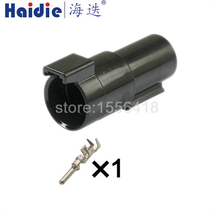 Adapter kućišta s 1 iglom, ženski muški, Pa66 vodootporni konektor za automobilsku žicu DTHD04-1-12P