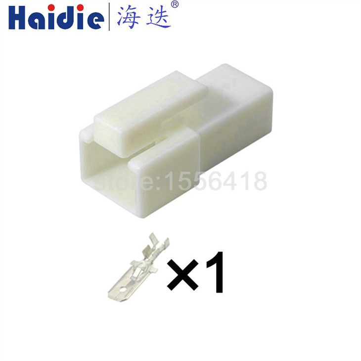 1 Pin Way Unsealed Socket 7.8 MM Series Male Female Automotive Connecto Plug With Terminal 7122-3010