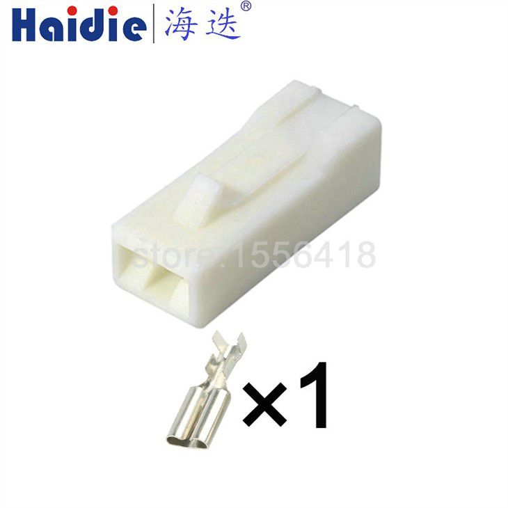 1 Pin Way Unsealed Socket Automotive Connector 7,8 MM Series Male Female Plug With Terminal 7123-3010
