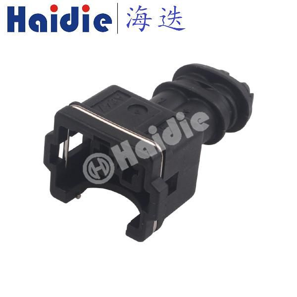 2 Hole Female Splash Proof Junior Power Timer Connector with Secondary Lock 282190-1