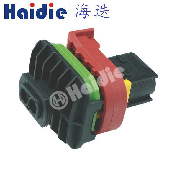 2 Pin Male Waterproof Auto Electrical Wire Connectors 1-1703841-1