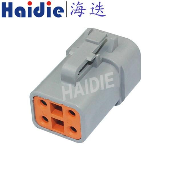 4 Indlela yeFemale iCable Connectors ngocingo DTP06-4S-E003