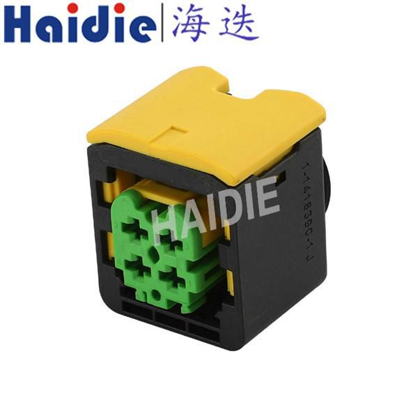 Conector eléctrico automático impermeable hembra de 4 vías 3-1418390-1