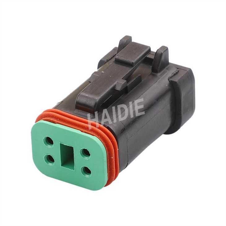 4 Way Receptacle Wire Connector DT06-4S-E005 AT06-4S-EC01BLK