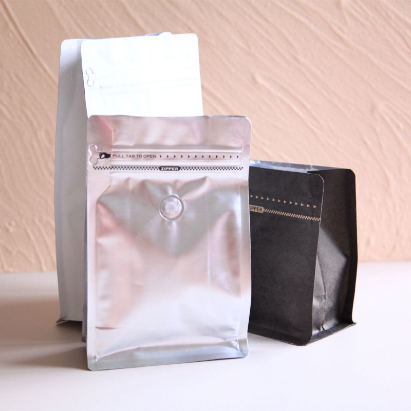 Chizindikiro Chosindikizidwa Chokhazikika Chokhazikika Chokhazikika Chakudya cha Tiyi Coffee Compostable Packaging Zipper Bag