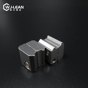Aluminium toebehore parallel draaibare gewrig maklik monteer buis connector aluminium bykomstigheid