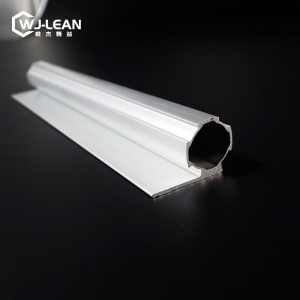 Anozied aluminia alojo profilo tubo reteni rando aluminio malgrasa tubo