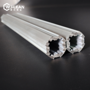 kakuatan tinggi thickened aluminium pipe lean pipe aluminium alloy pipe