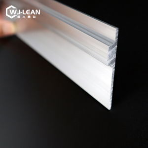 Profil aluminium kanthi tabung ramping paduan aluminium pinggiran