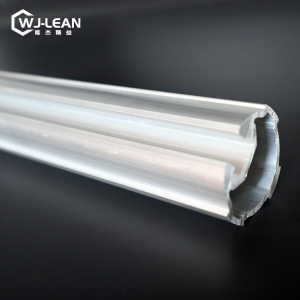 43 series Anozied aluminum alloy profile tube na may uka