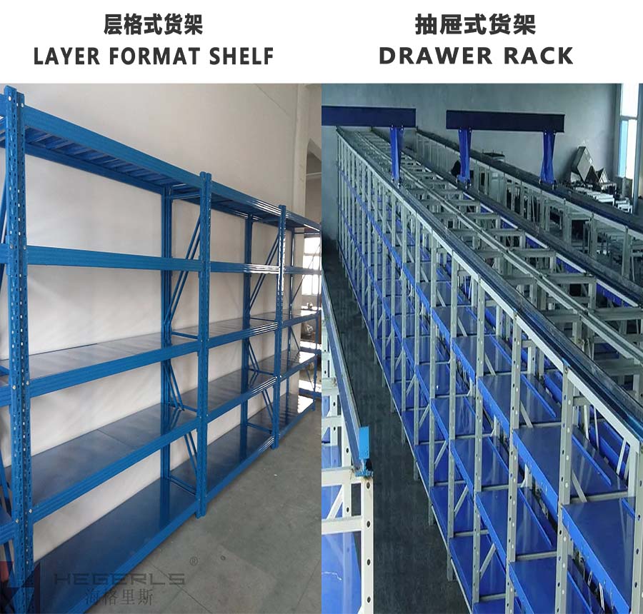 Haigris standard analyzes shelf knowledge: comparison of the uses of layer format shelves and drawer shelves