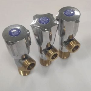 Brass Angle Valve Copper Plumbing Fittings Chrome Plated