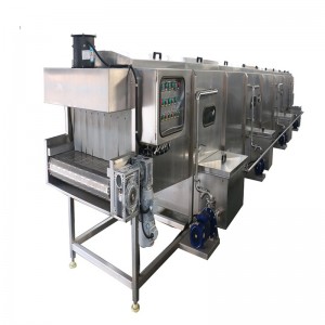 Pasteurizador de túnel de cerveza/jugo/mermelada embotellado con calentamiento a vapor con función de enfriamiento