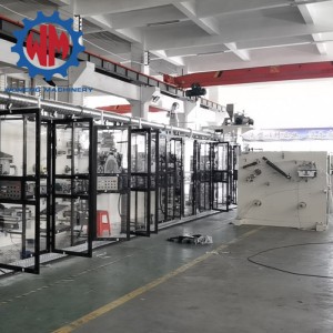 Πλήρης αυτόματη μηχανή κατασκευής κάτω μαξιλαριού Pet Training Pad Production Paaper Machine 150-20pcs/min Δυνατότητα παραγωγής