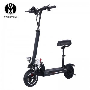 Cheap Off Road Four Wheel Scooter Manufacturers –  10 inch electric scooter with seat – WellsMove
